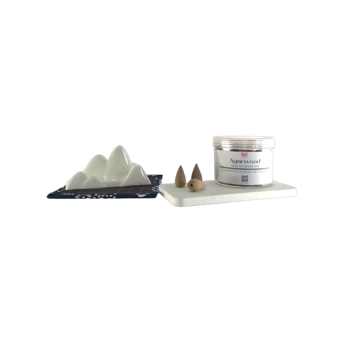 Agarwood Backflow Incense Cone