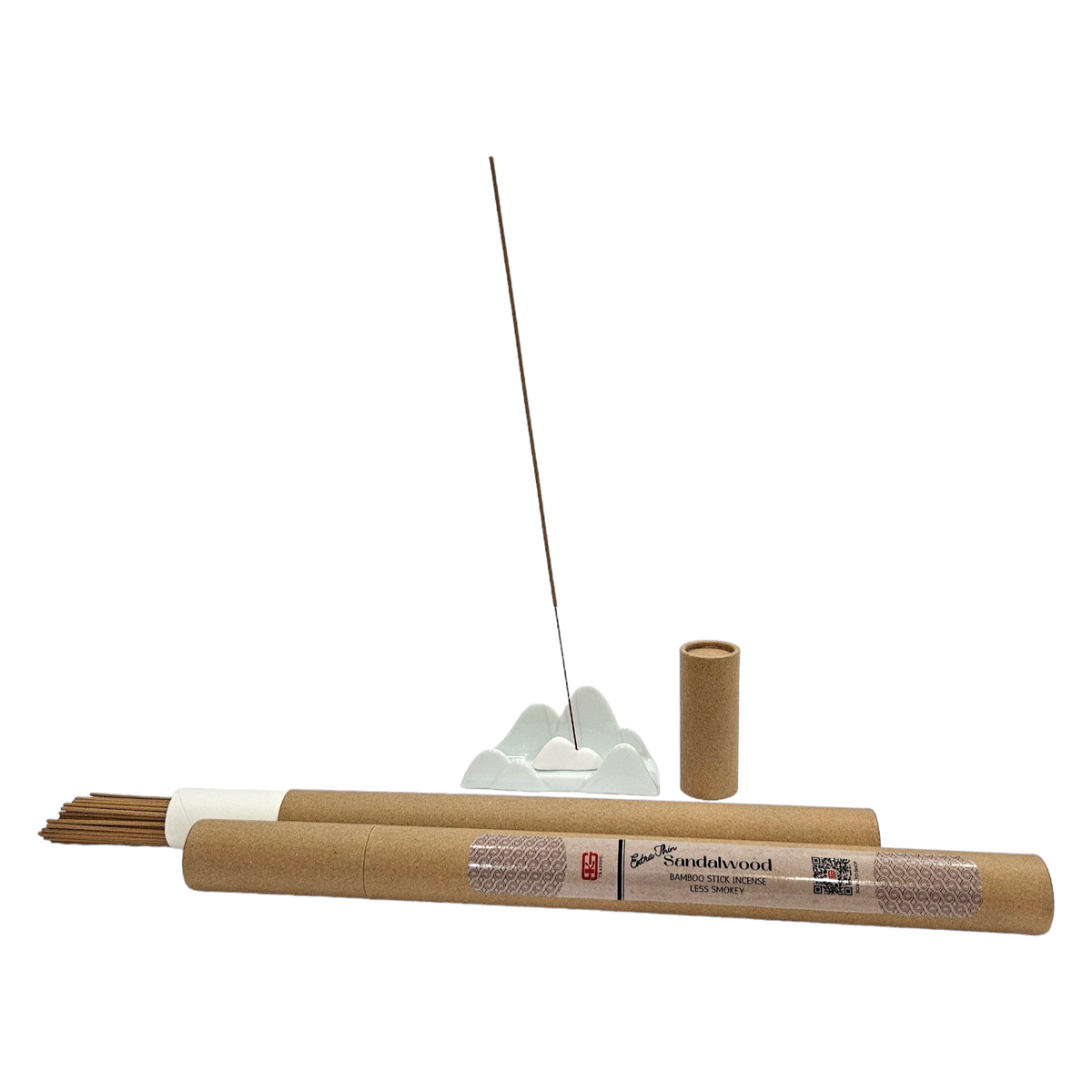 Sandalwood Bamboo Stick Incense (Extra Thin, Low Smoke)