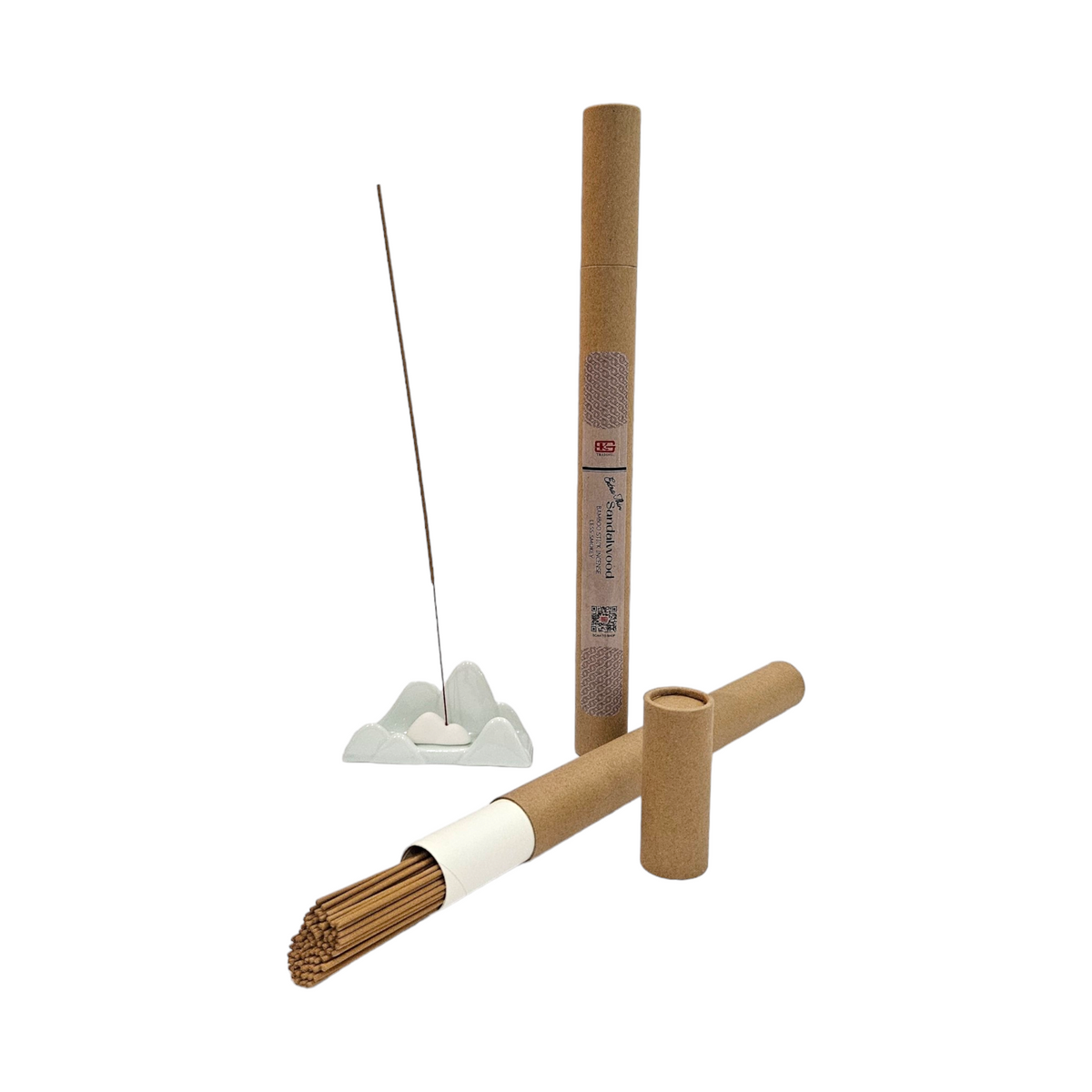 Sandalwood Bamboo Stick Incense (Extra Thin, Low Smoke)