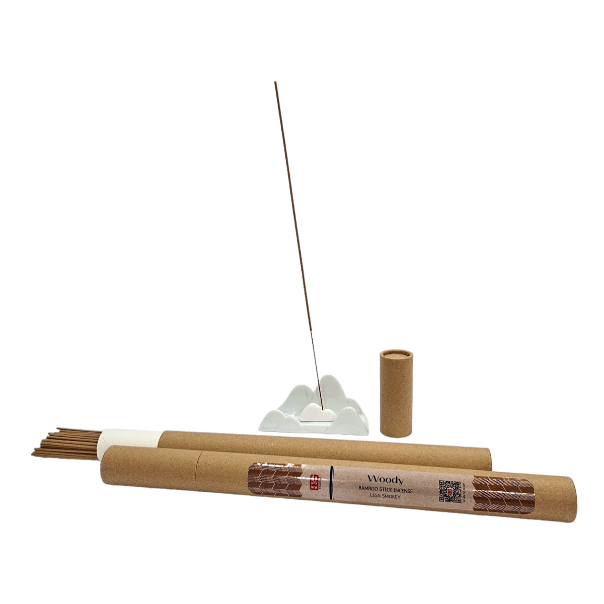 Woody Bamboo Stick Incense (Low Smoke)